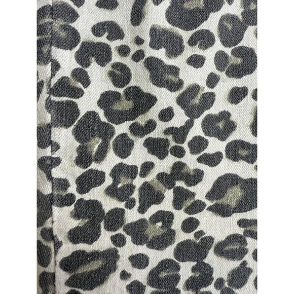 Ann Taylor LOFT Leopard Print Jeans Modern Skinny Ankle Pants Womens 8/10 - Picture 7 of 11